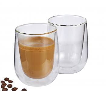 doppelwandige Gläser , Milchkaffe Glas ,